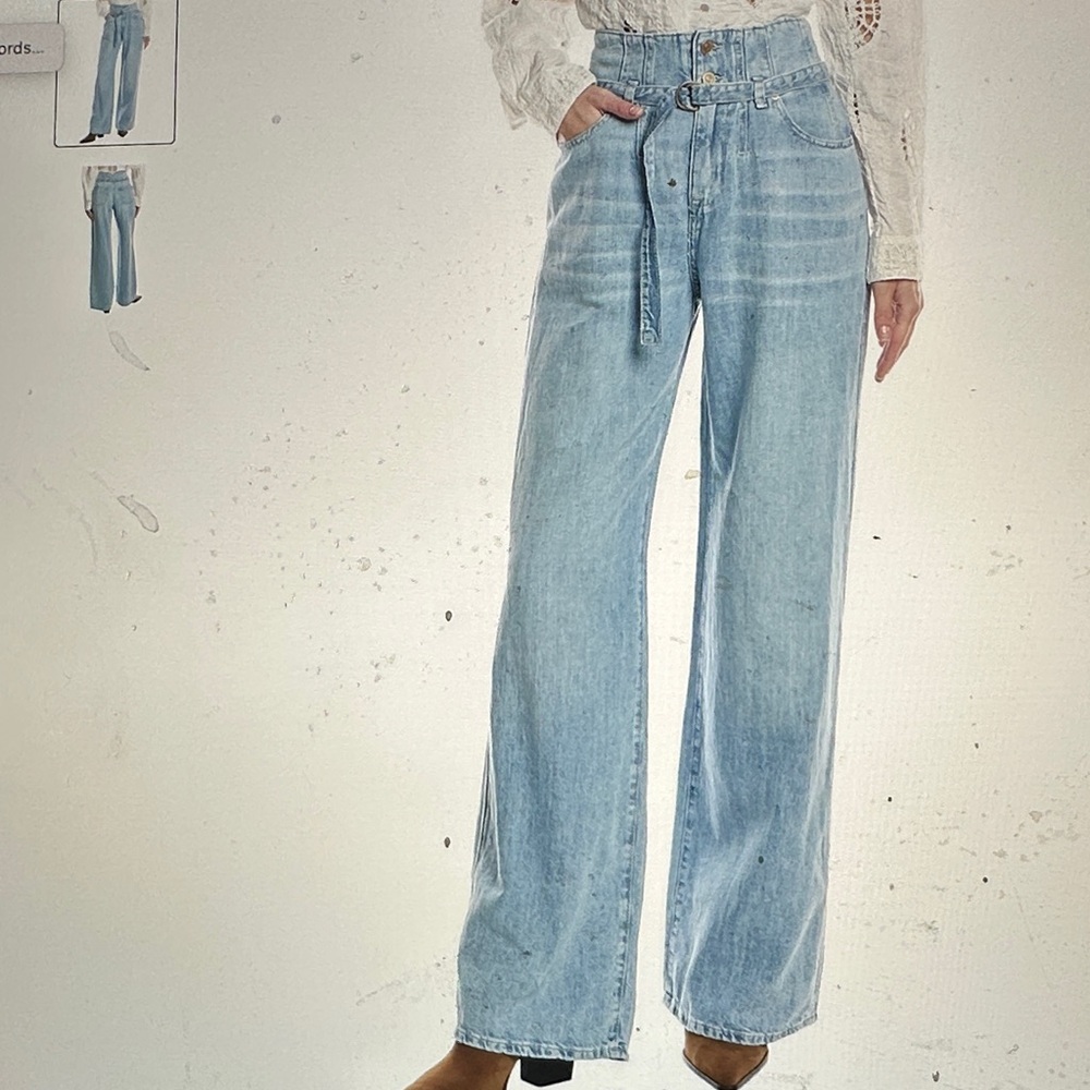 7 For All Mankind Linen-Blend Size 27